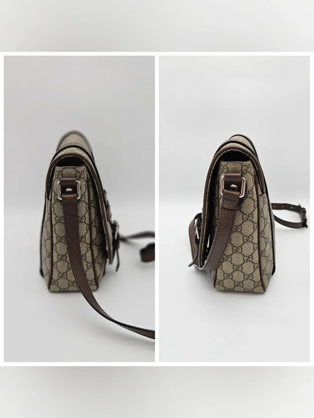 Authentic Gucci GG Supreme Shoulder Bag #4402M